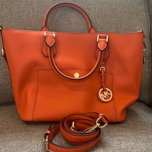 Used once or twice MK bucket/crossbody bag